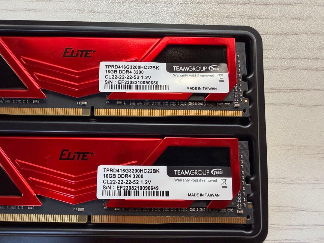 メモリー TEAMGROUP Elite DDR4 16GB 3200MHz