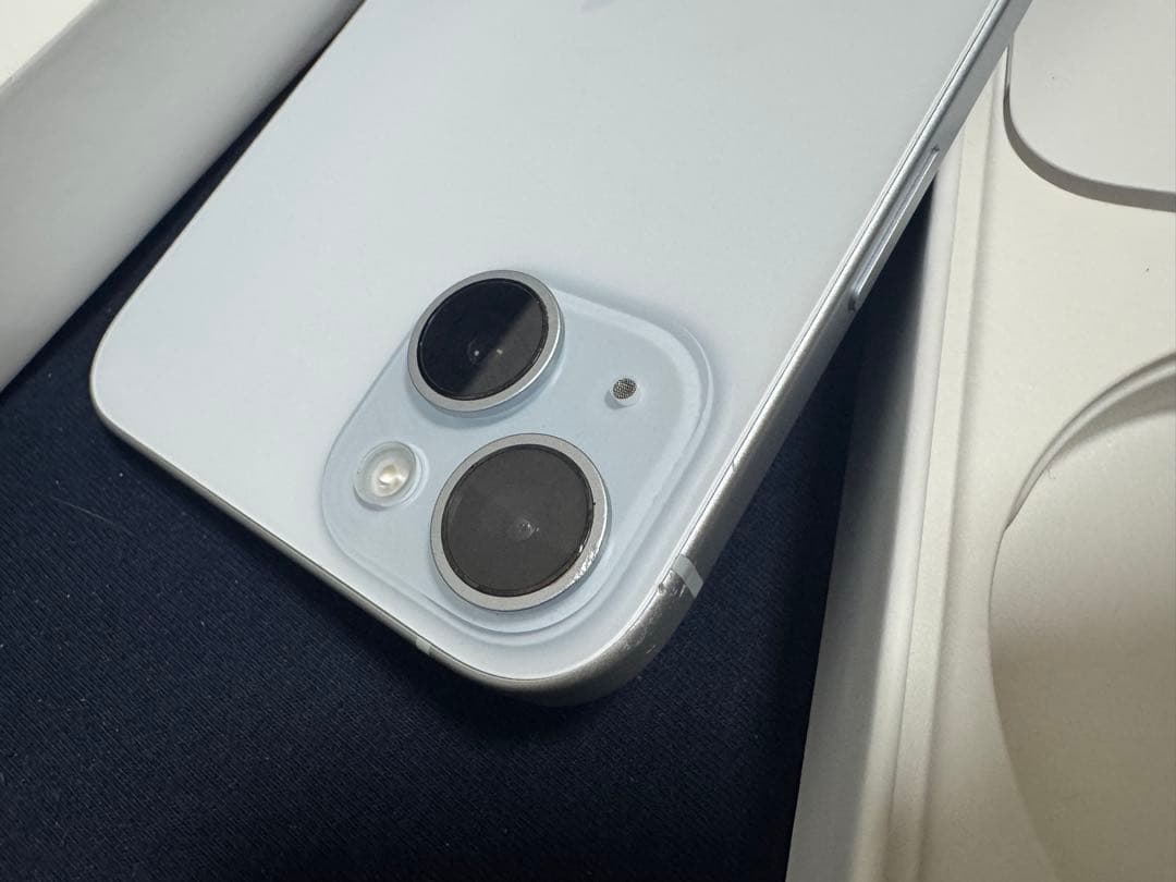 Apple iPhone 15 plus ブルー　128G♪