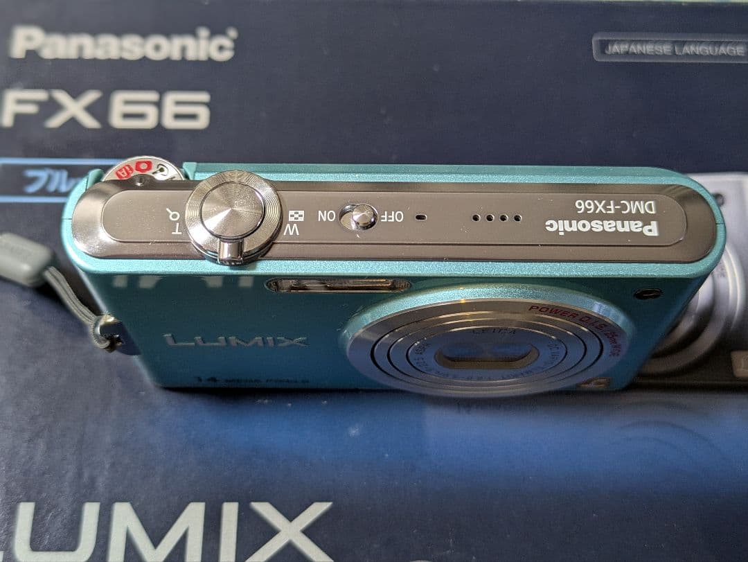 付属品完備 美品 Panasonic LUMIX DMC-FX66 ブルー