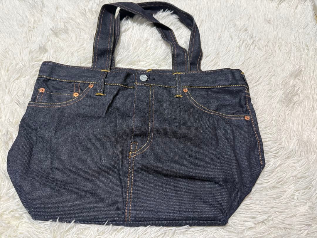 エヴィス　デニム　ジーンズスタイル トートバッグ