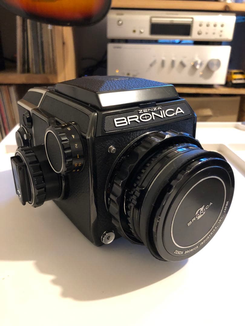 BRONICA 中判カメラ レンズ、フィルムバック付き