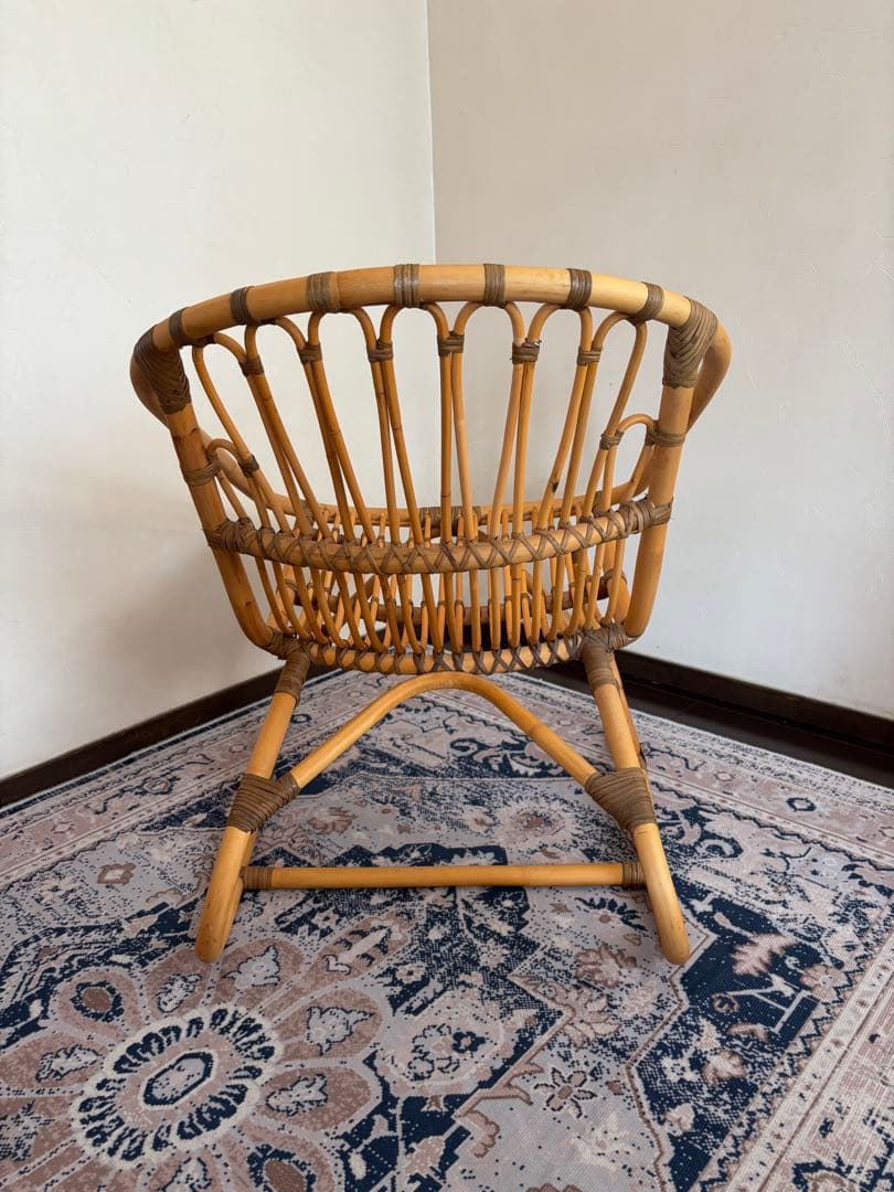 ラタンチェア Ｌサイズ ラタン椅子 籐椅子 ラウンジチェア　KAGLAB