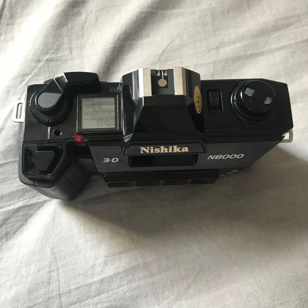 Nishika N8000 3Dフィルムカメラ　純正レザーケース付き
