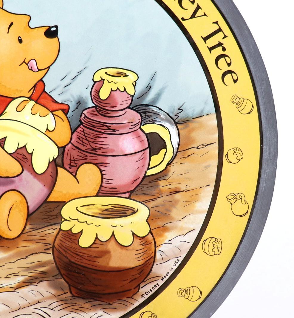 くまのプーさんとハチミツ ディズニー公式 ヴィンテージ ステンドグラス 数量限定