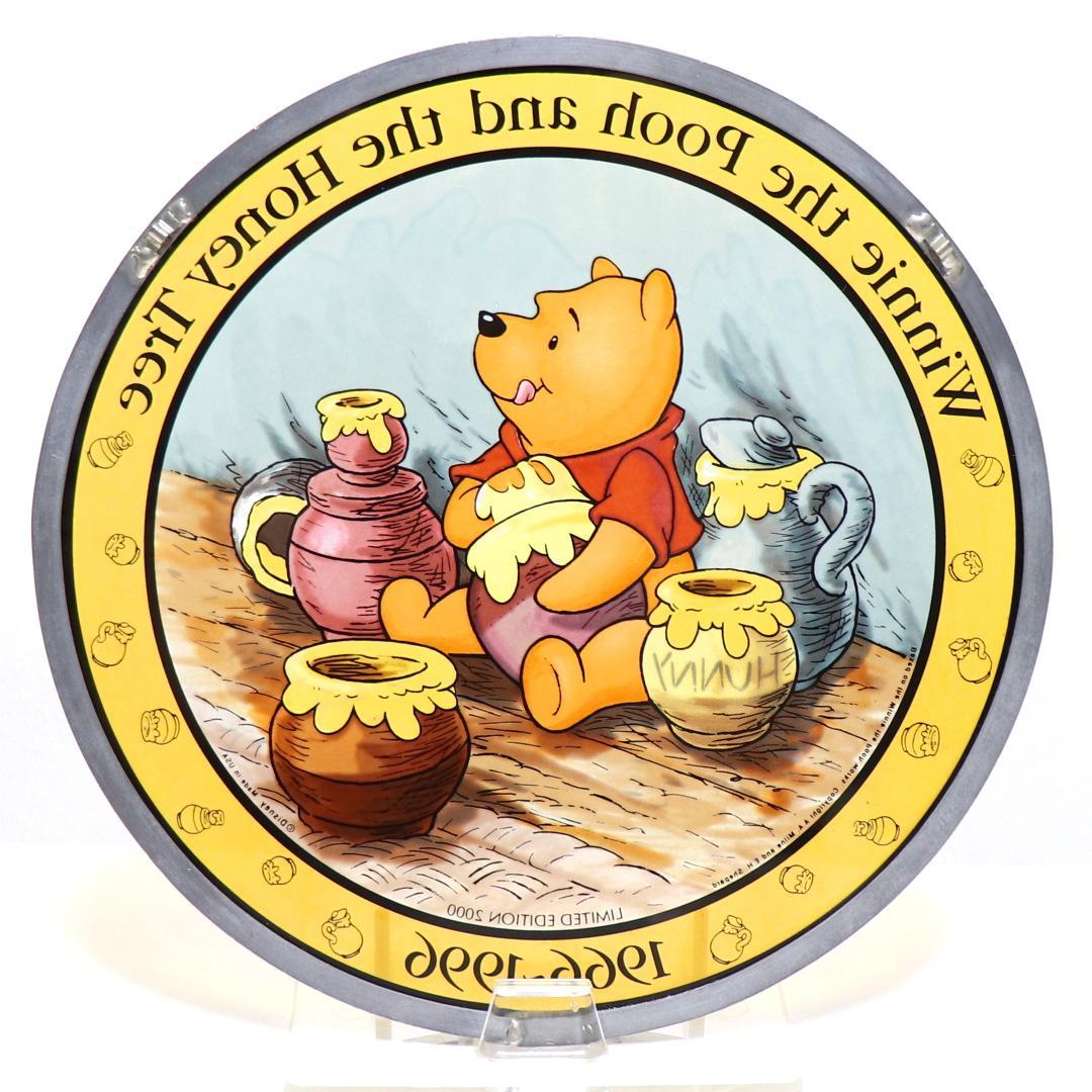 くまのプーさんとハチミツ ディズニー公式 ヴィンテージ ステンドグラス 数量限定