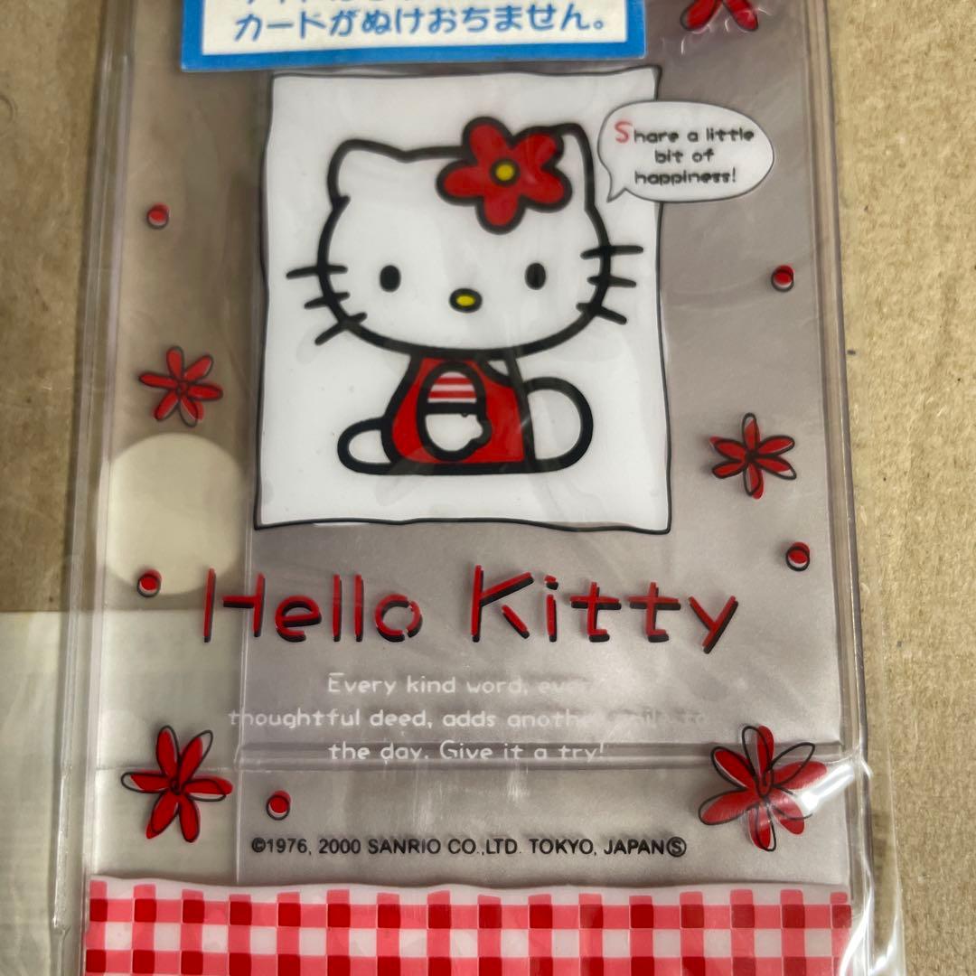 【新品】ハローキティカードホルダー　平成レトロ　手帳