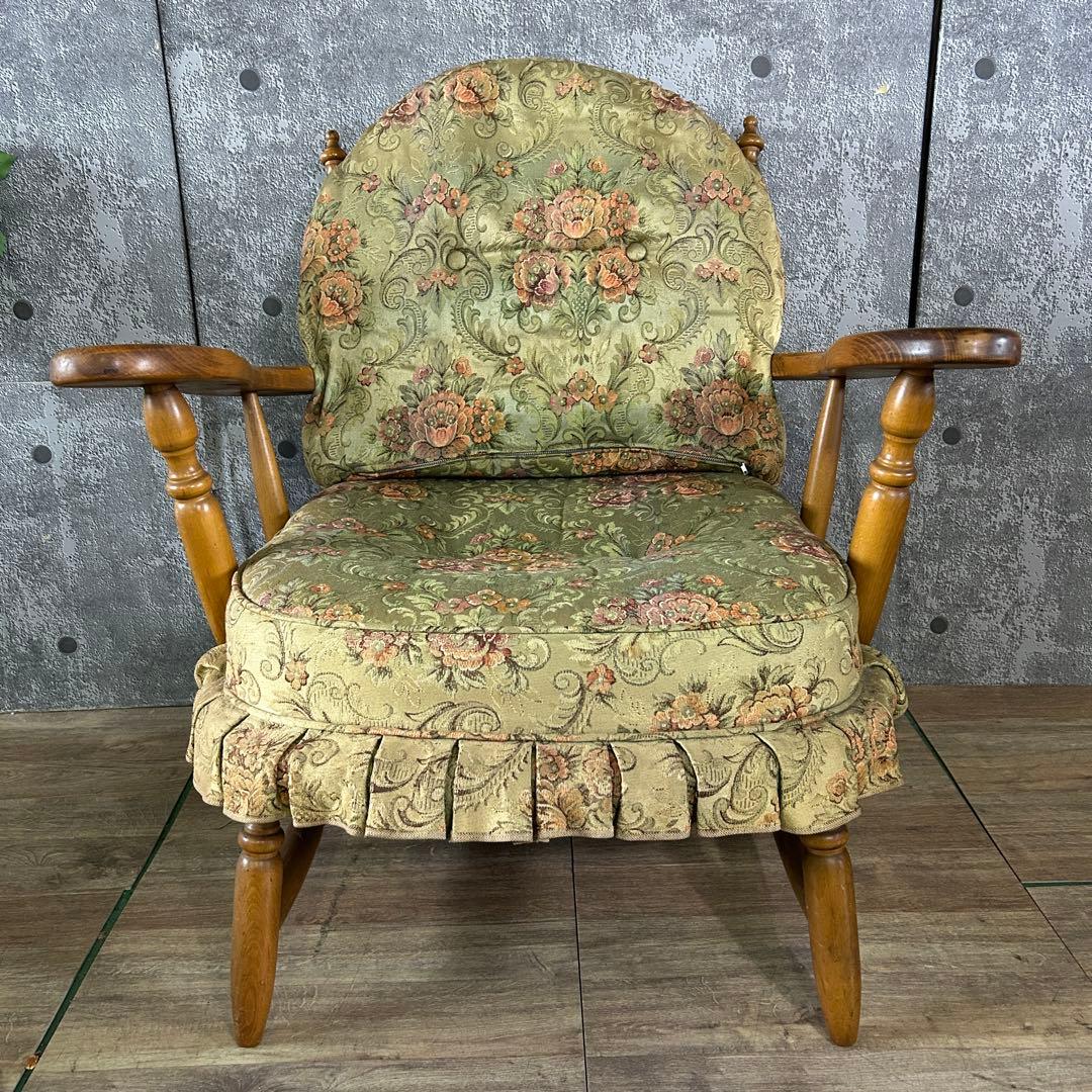 ꧁東洋ファニチャー TOYO FURNITURE꧂アームソファ リビングチェア