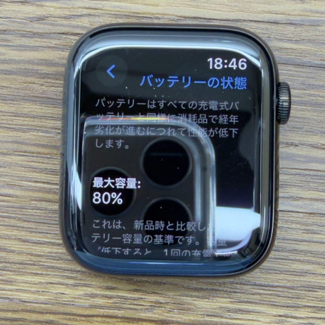 3107 極美品　Apple Watch エルメス　ブラック　ステンレス　限定版