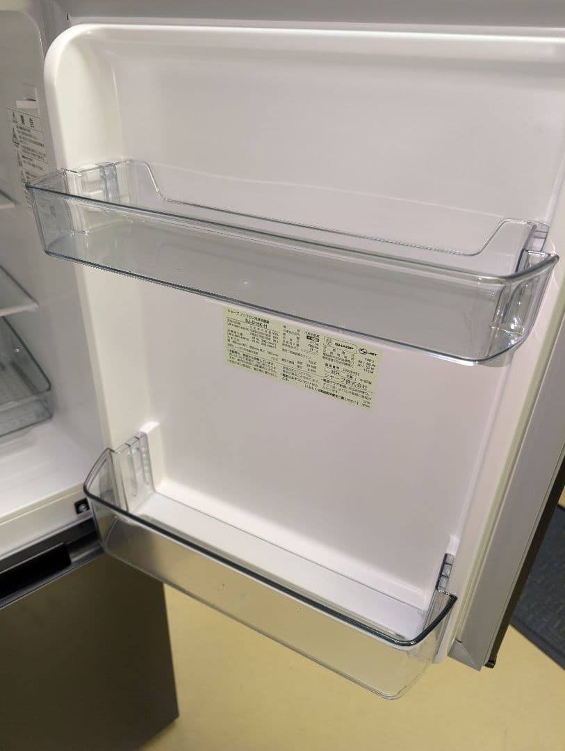 SHARP冷蔵冷凍庫SJ-D15P-Hマットダークグレー※一部地域配送設定無料