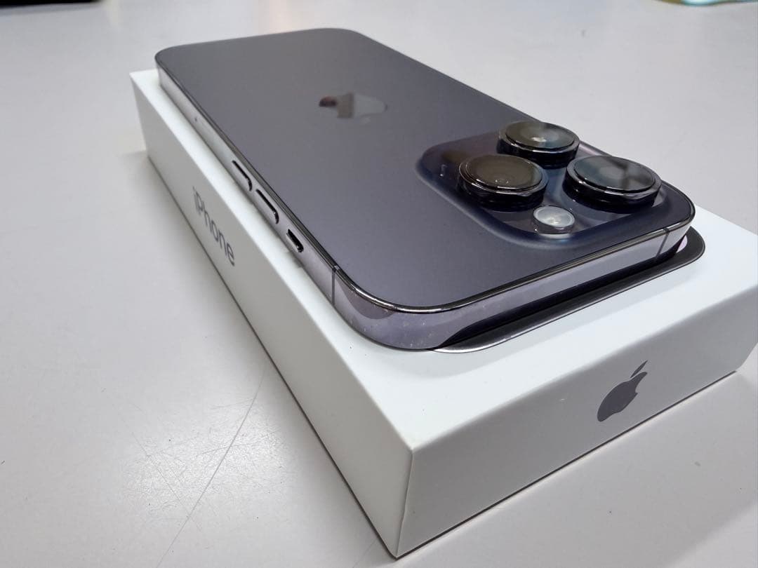 iPhone 14 Pro 256GB ディープパープル 小傷あり 本体