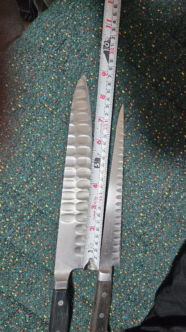 い*あ様 中古Karamit 約23cm波刃包丁、グレステン約27cm波刃包丁セ