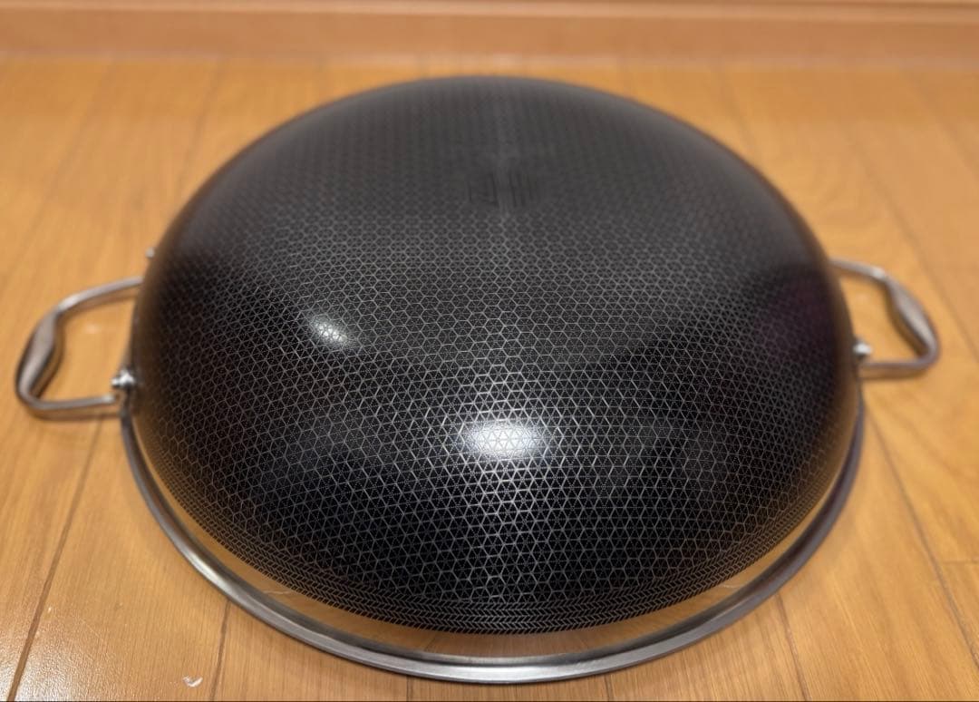 HEXCLAD 36cmハイブリッド中華鍋 蓋付