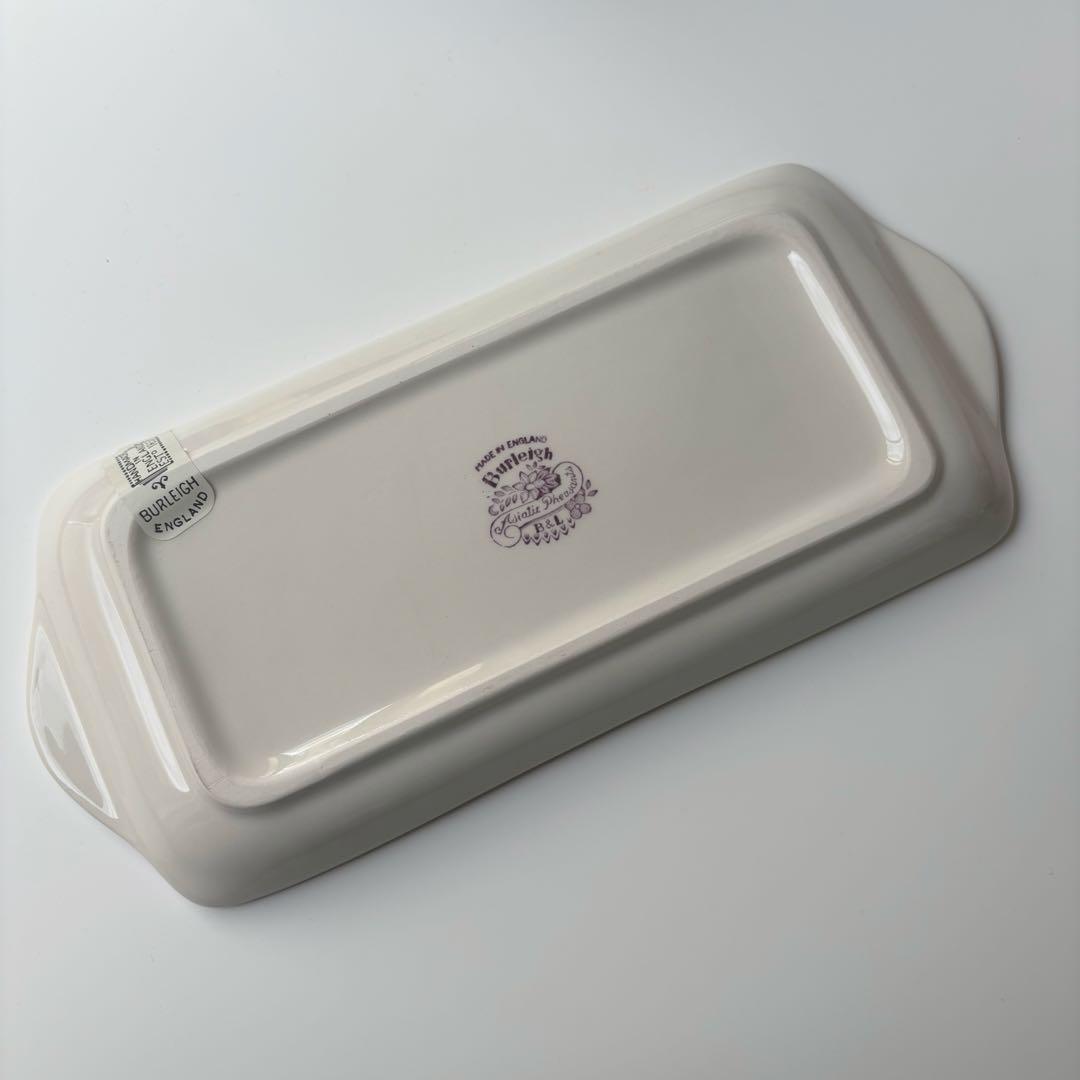 バーレイ　サンドウィッチトレイ　バーレイ プラムアジアティックフェザンツプレート