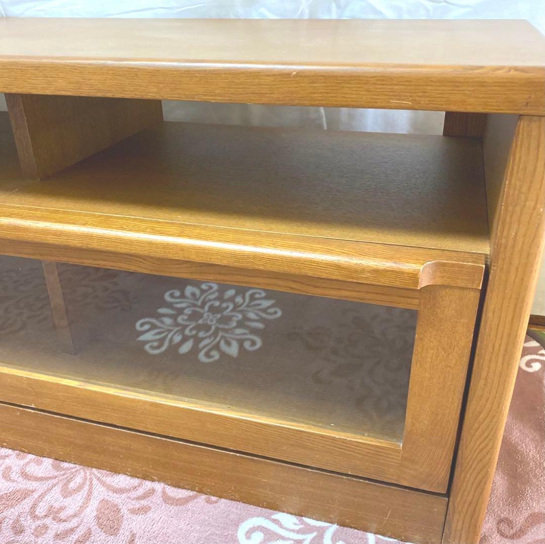 値下げ【家具】テレビラック・テレビボード　幅100サイズ　タモ天然木