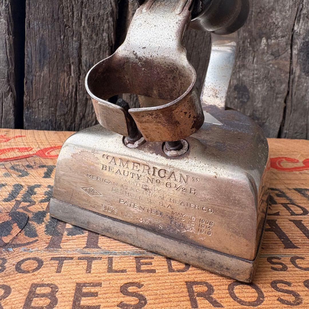 【1910s USA vintage】アイロン アンティーク インテリア