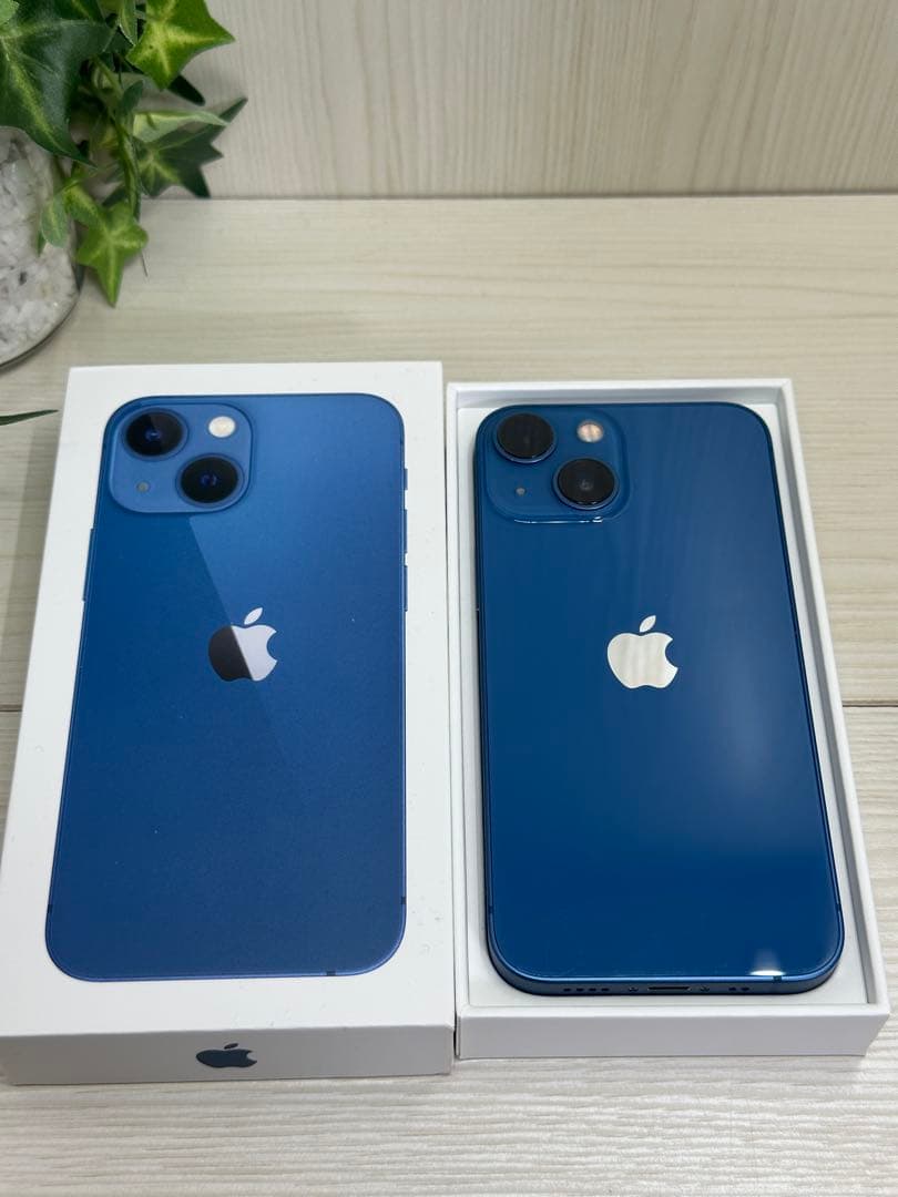 ⭐️美品⭐️ ✨iPhone 13 Mini 128GB ブルー✨100%