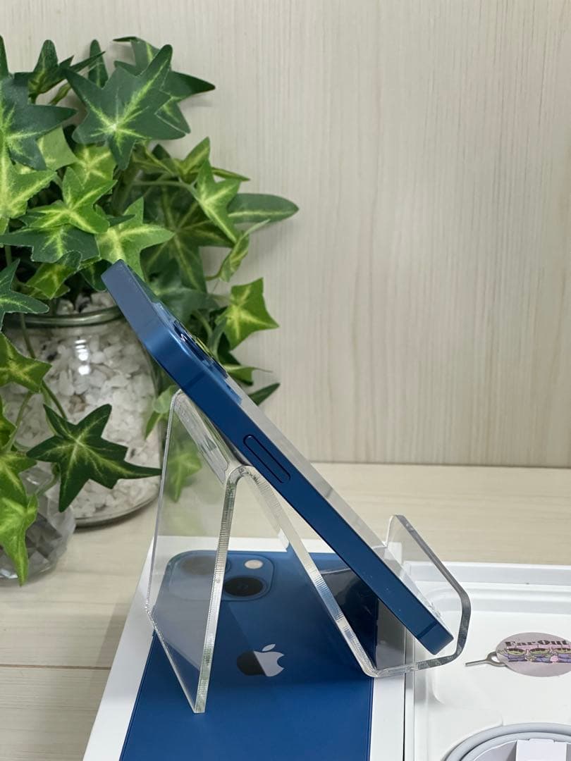 ⭐️美品⭐️ ✨iPhone 13 Mini 128GB ブルー✨100%