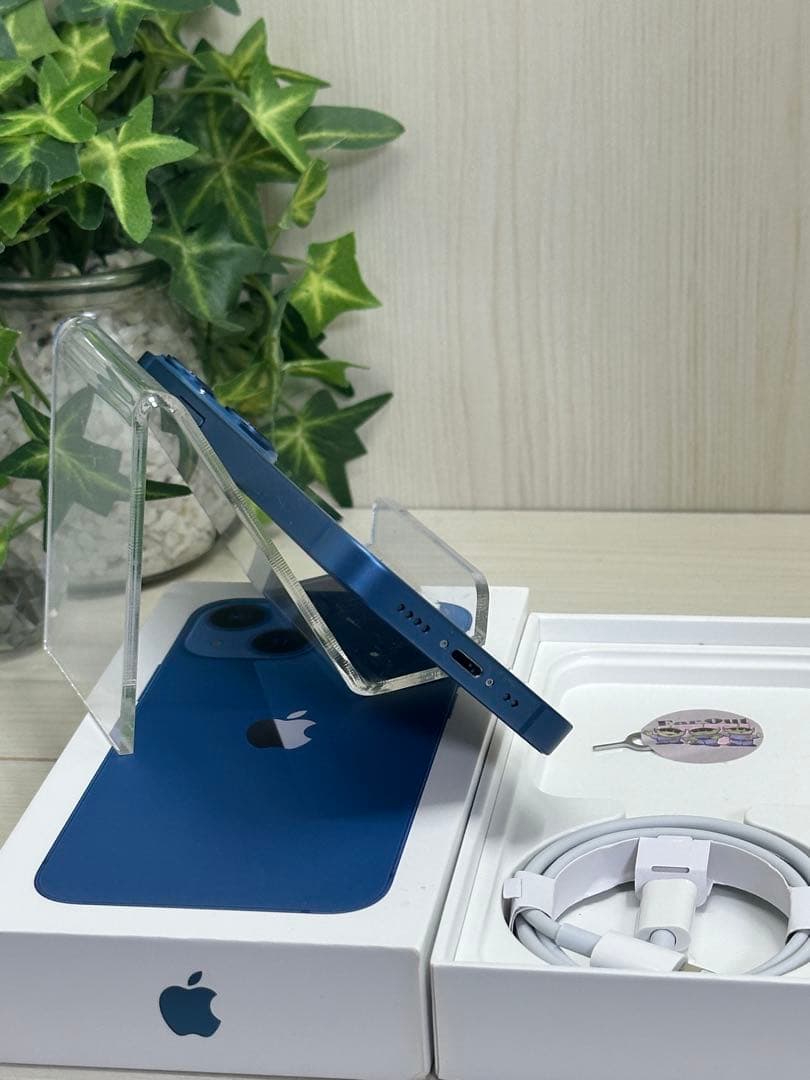 ⭐️美品⭐️ ✨iPhone 13 Mini 128GB ブルー✨100%