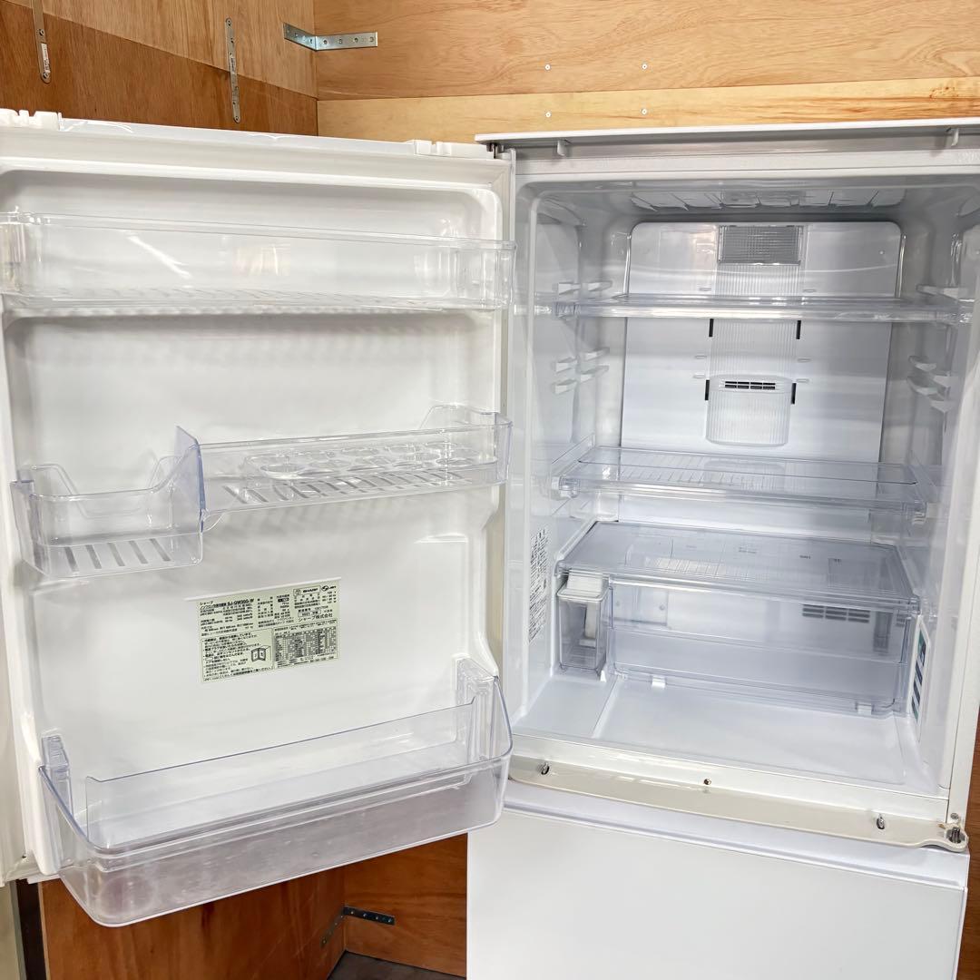 一都三県限定　配送設置無料　冷蔵庫　3ドア　SHARP 2021年製　350L
