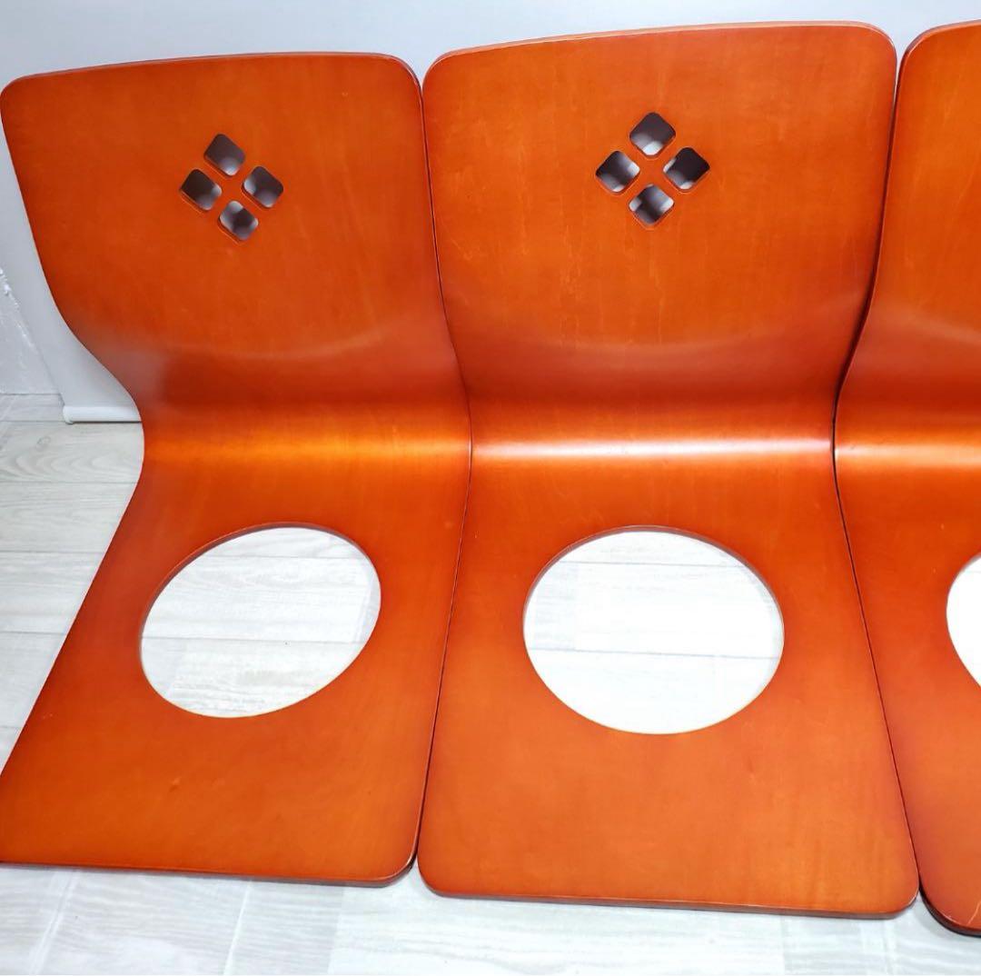 4脚まとめ売り！和座イス　和座椅子　木製【送料無料】