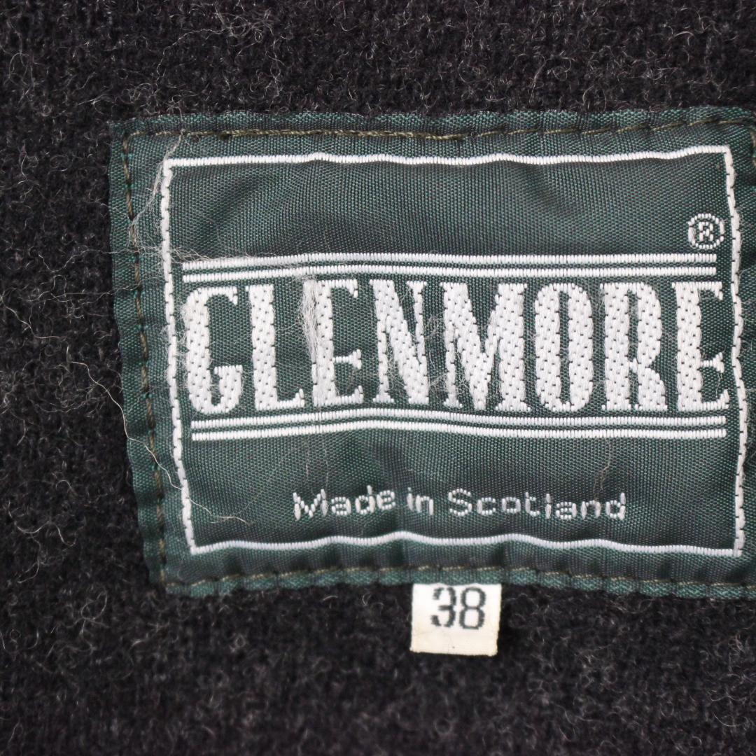 GLENMORE ヘリンボーン ダッフルコート Mサイズ ブラック ウール