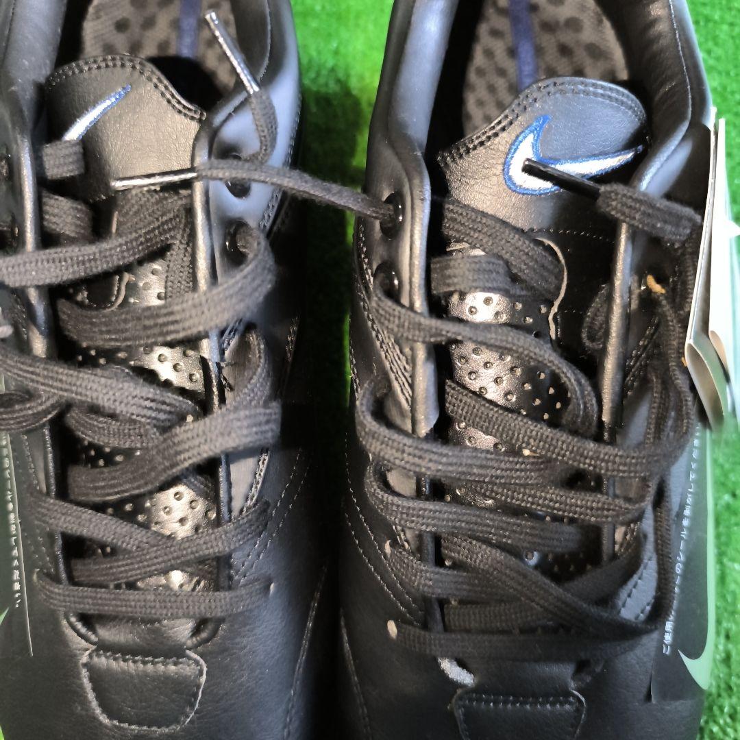 Nike ブラック レザー スパイクシューズ