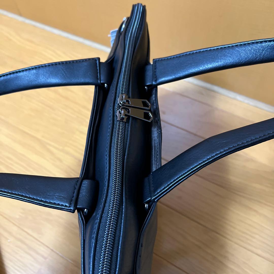 メンズビギ　フェイクレザー3WAYバッグ　ブリーフケース