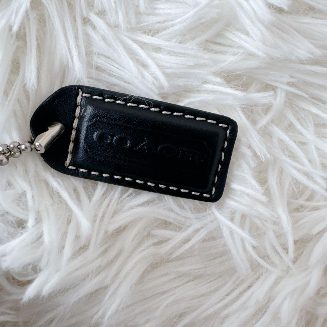 極美品✨COACHコーチ アクセサリーポーチ シグネチャー ワンショルダー 黒