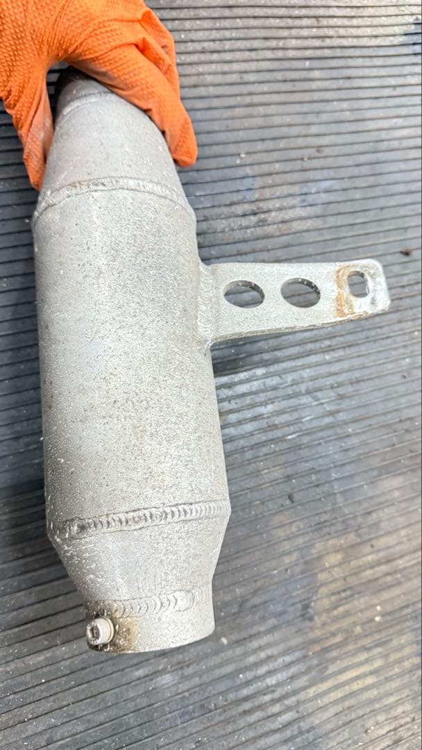 TW200 TW225 社外マフラー　モナカ菅　アルミ