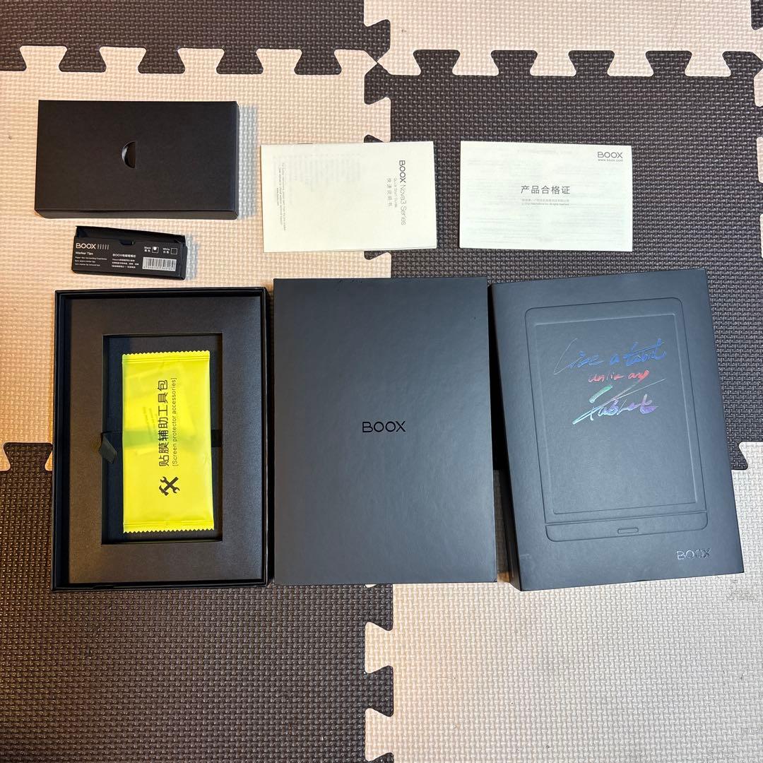 BOOX nova3 Color タブレット 本体 スタイラスペン、元箱付き