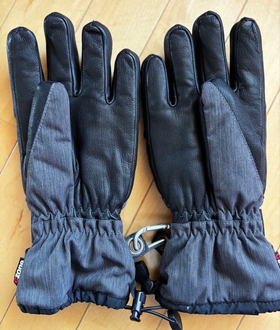 Hestra メンズ　スキーグローブ ブラック/グレー