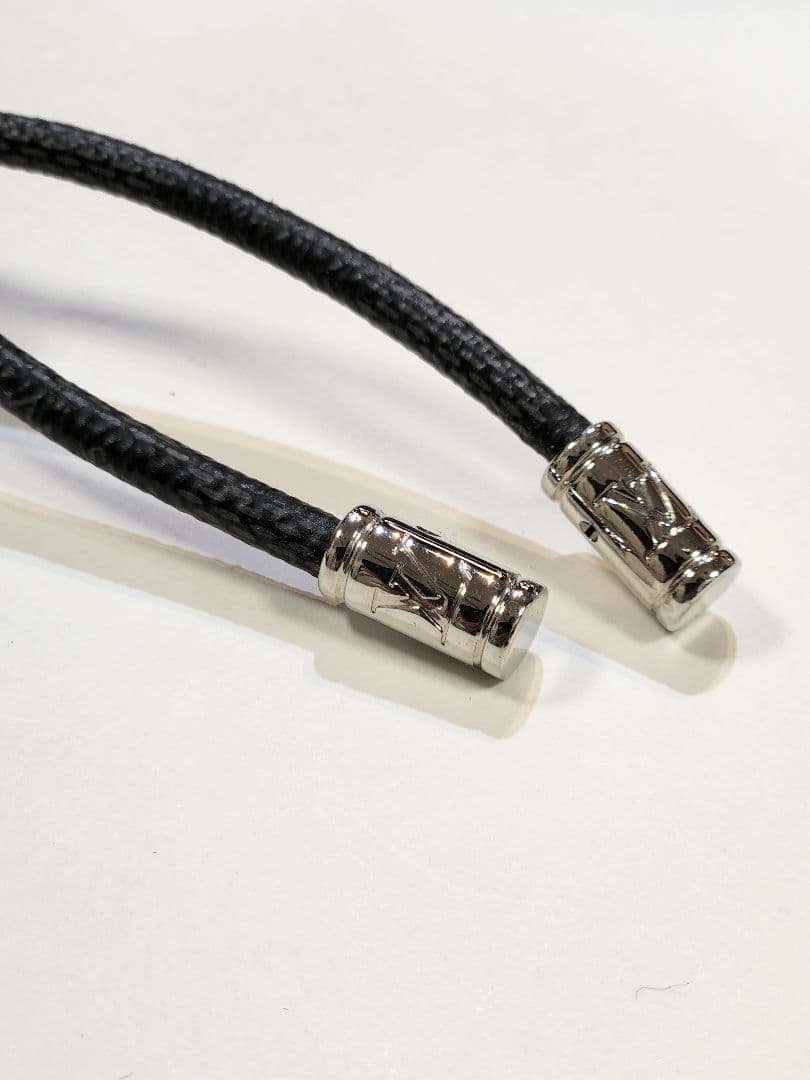 ルイヴィトン ダミエグラフィット キーホルダー　レザーロープM67224