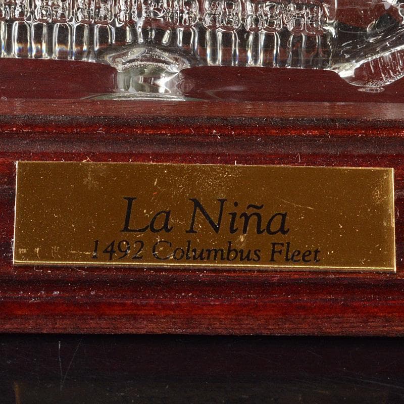 Baccarat　バカラ　ボトルシップ　コロンブスフリート　V　R7021