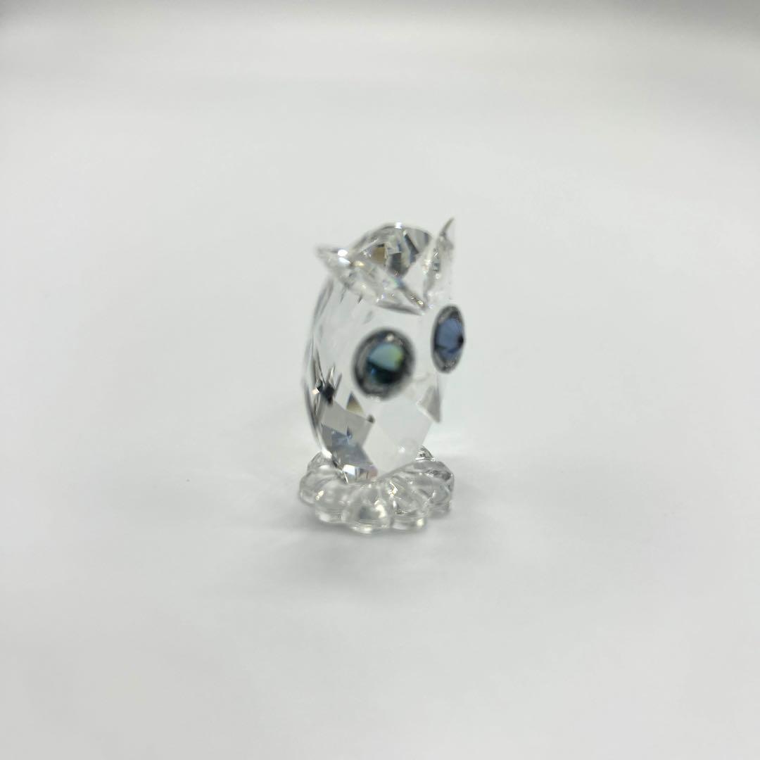 『（C）スワロフスキー　SWAROVSKI クリスタルアニマル／フクロウ×2点』