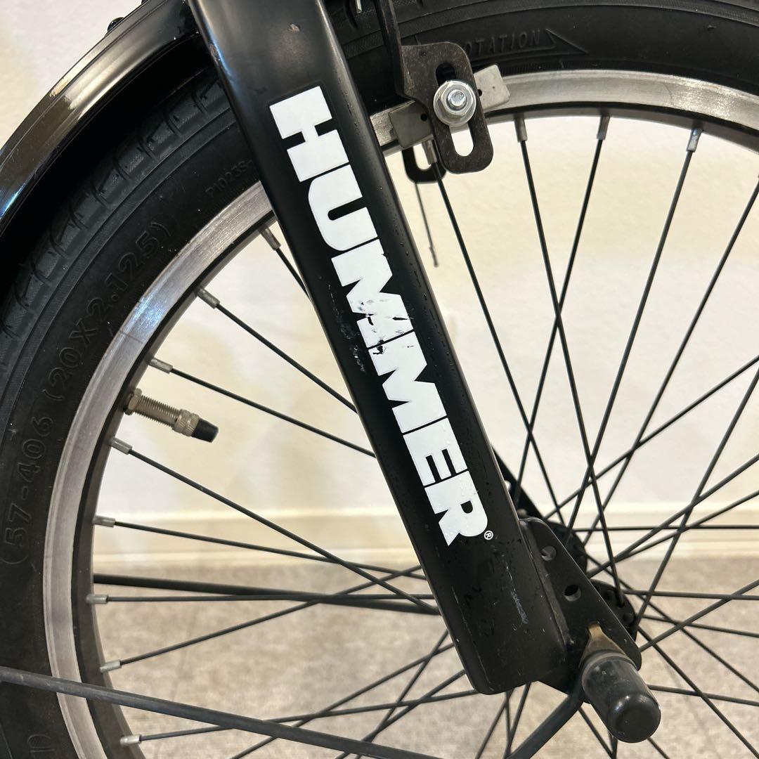 怪盗KID　HUMMER 折りたたみ自転車 ブラック
