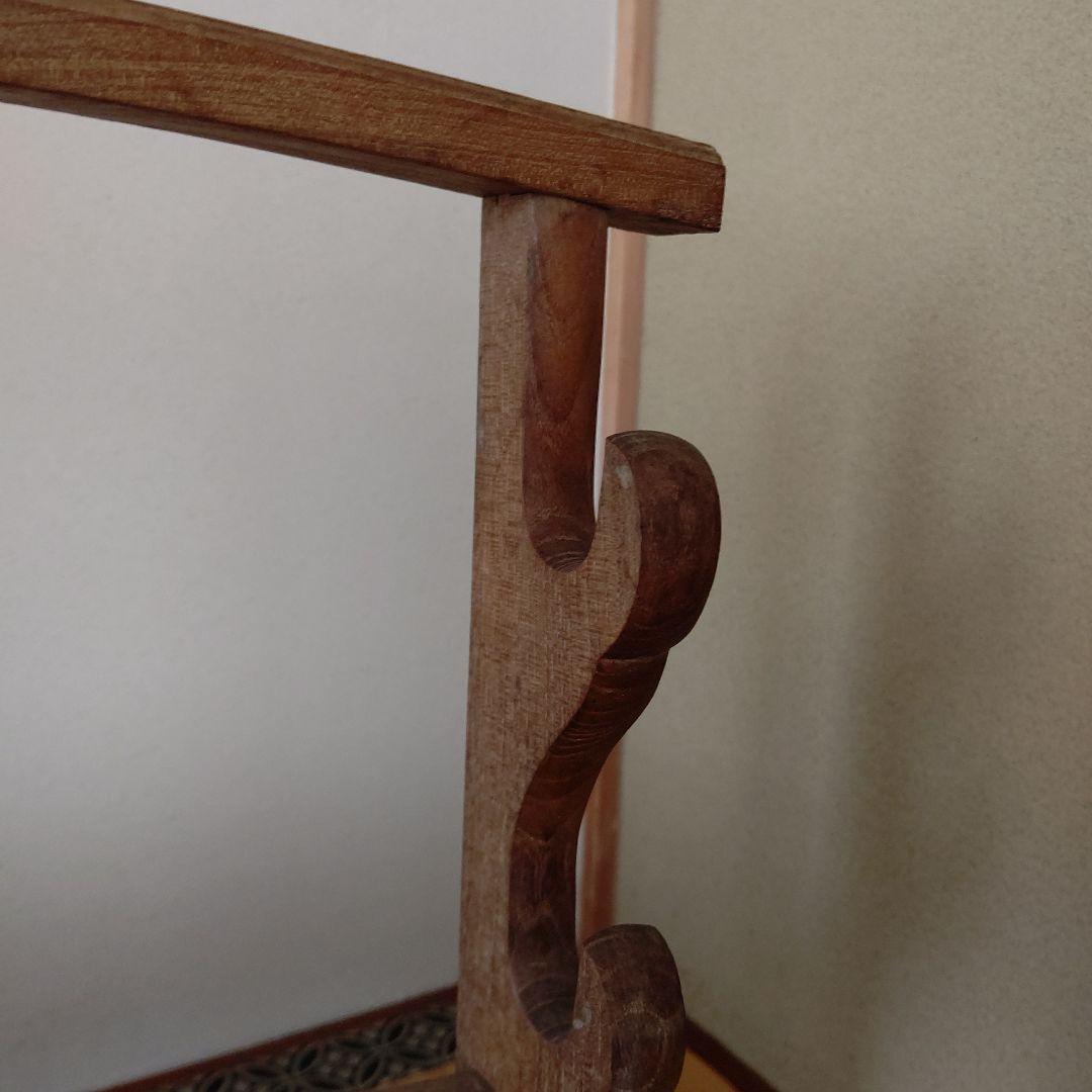 芝山象嵌 刀掛け台