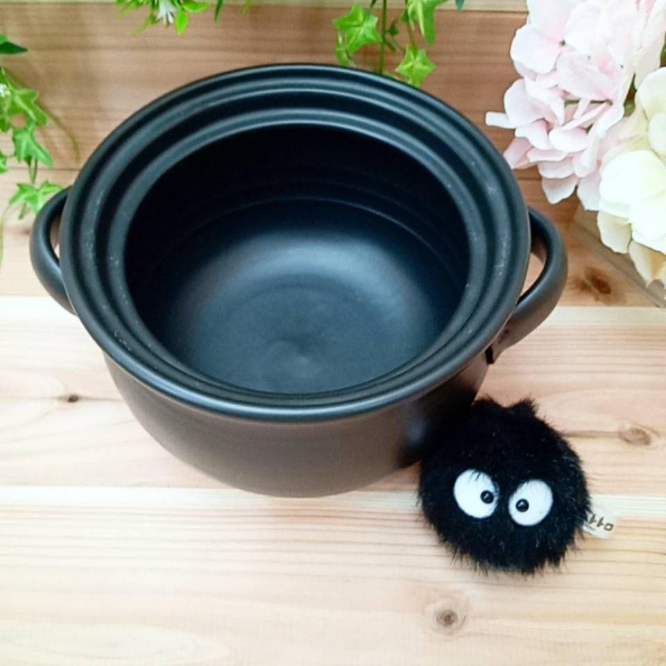 新品　となりのトトロ　日本製 萬古焼 ごはん鍋 万古焼 陶器　スタジオジブリ