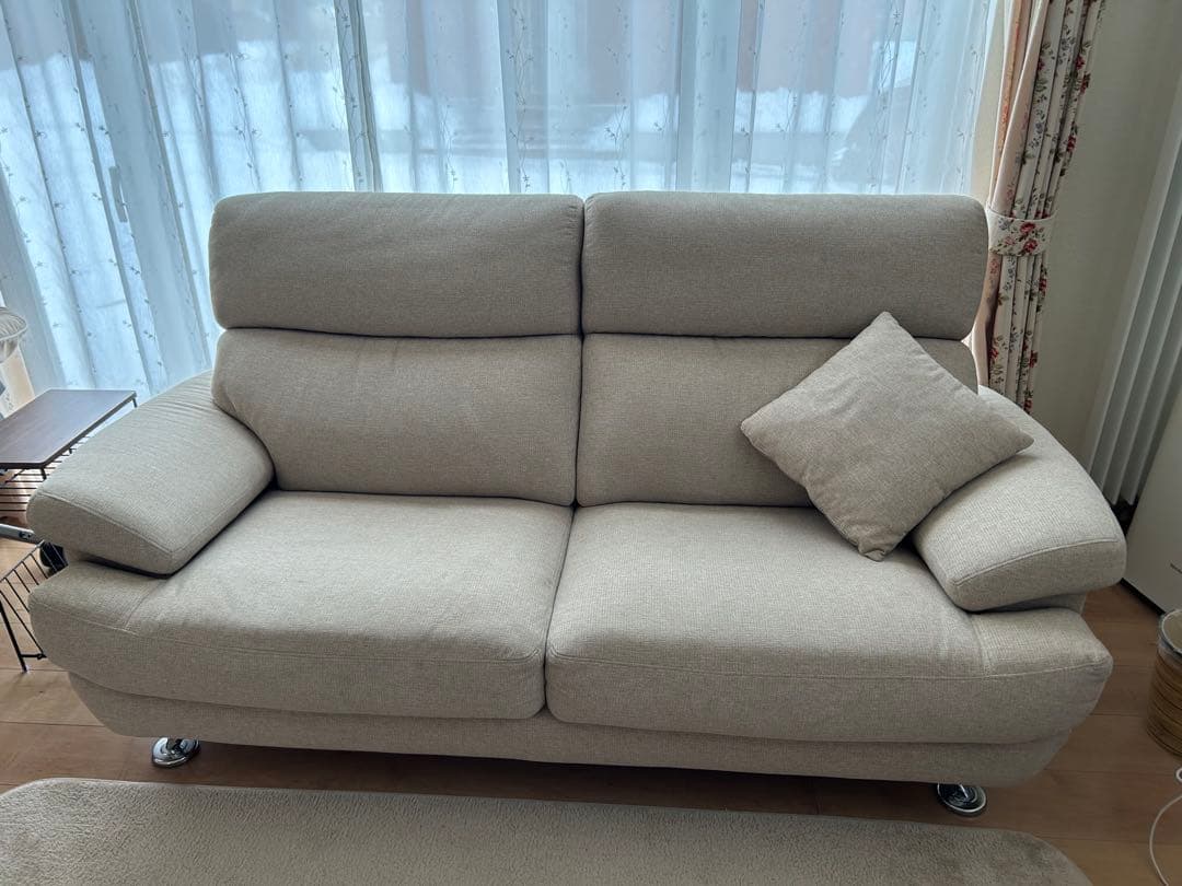 3人掛けソファ 布張りタイプ (Nポケット BS13 AQ-BE)