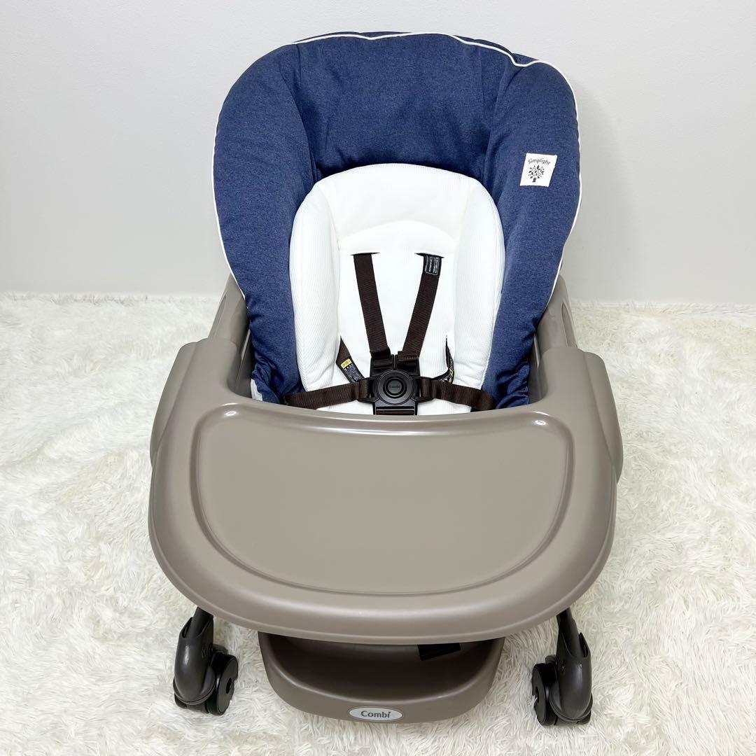 未使用級 Combi ネムリラ ハイローチェア 手動 Simplight