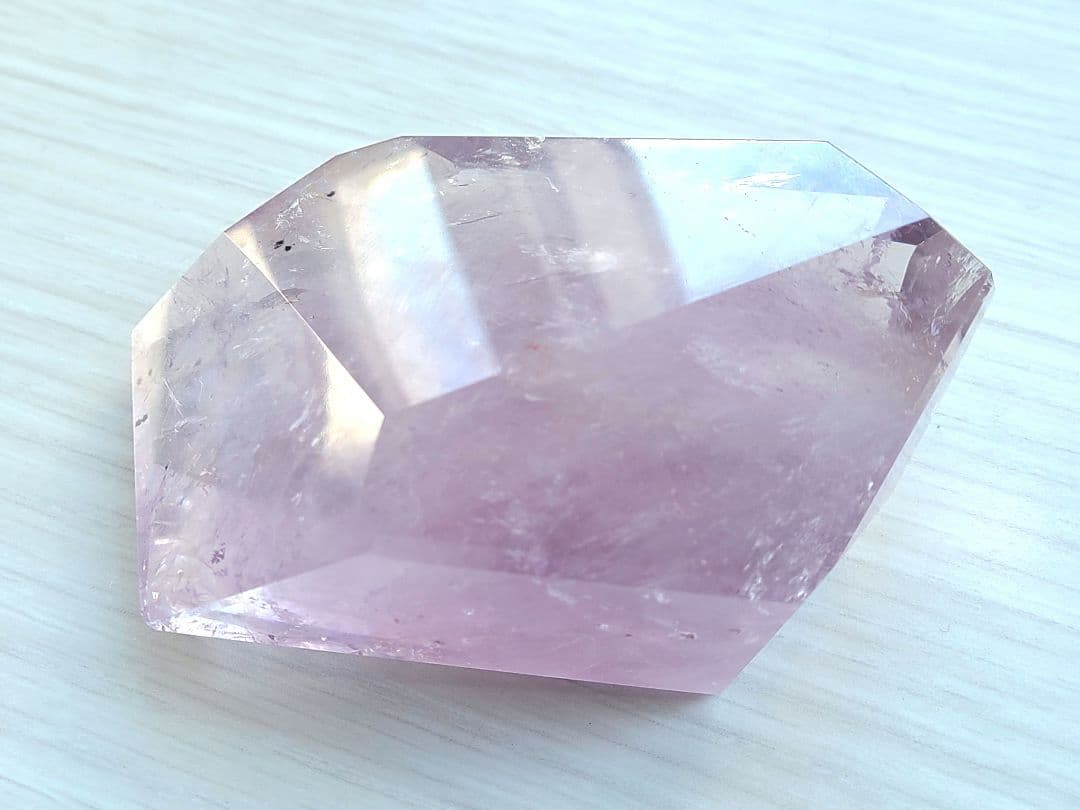 稀少◆ロマネサイトインアメジスト◆天然石置物　紫水晶　ディスプレイ　コレクション