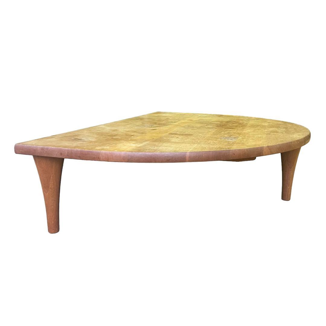 森のことばシリーズ 飛騨産業 半円型ローテーブル インテリア 家具