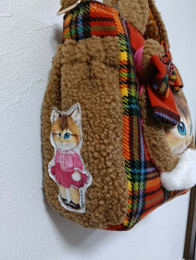 さ*ー様 コヤンイサムチョン ボリーちゃん ギャザーポケット付きトートバッグ ハ