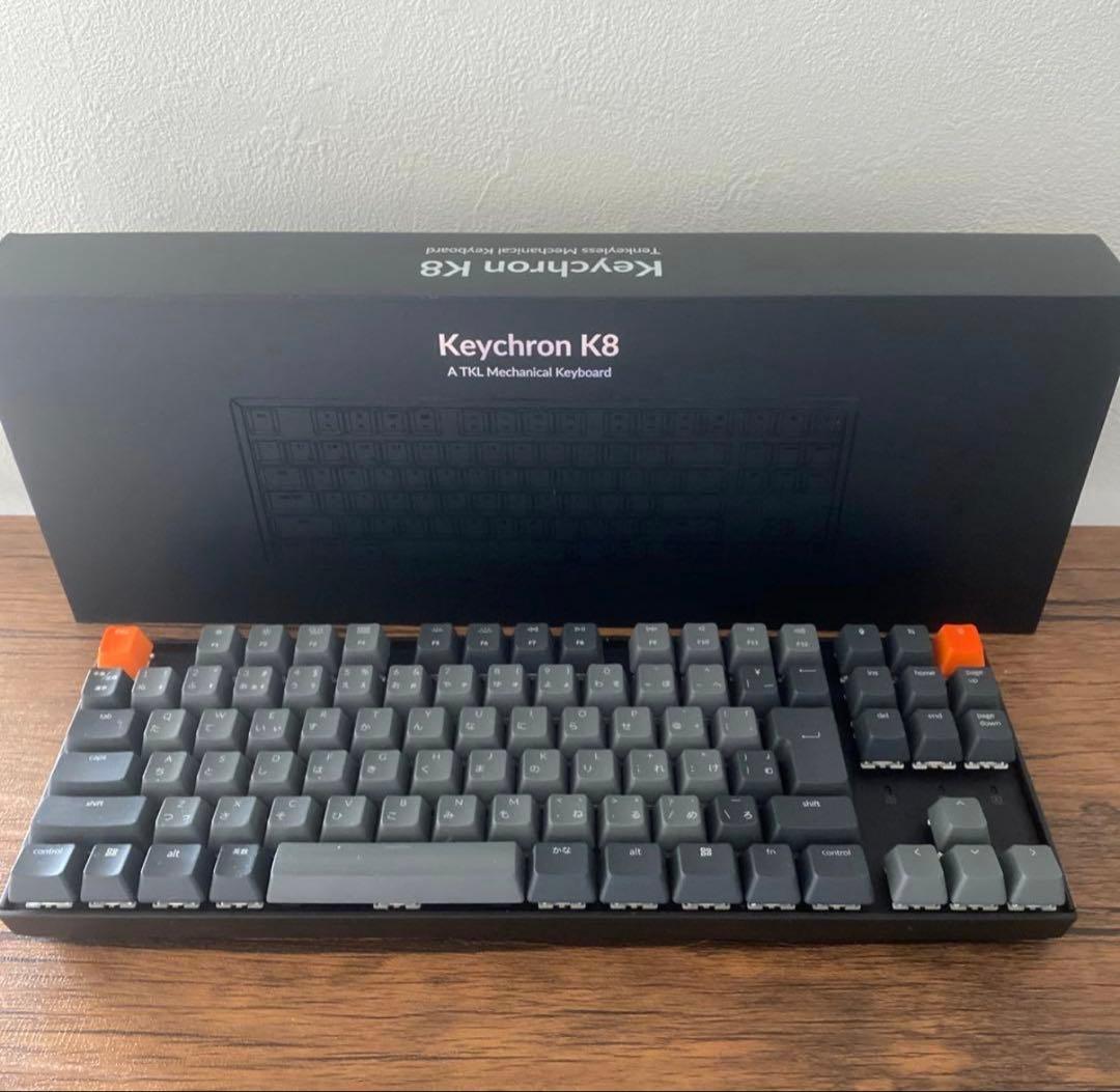 Keychron K8 ワイヤレス メカニカルキーボード JIS配列 茶軸
