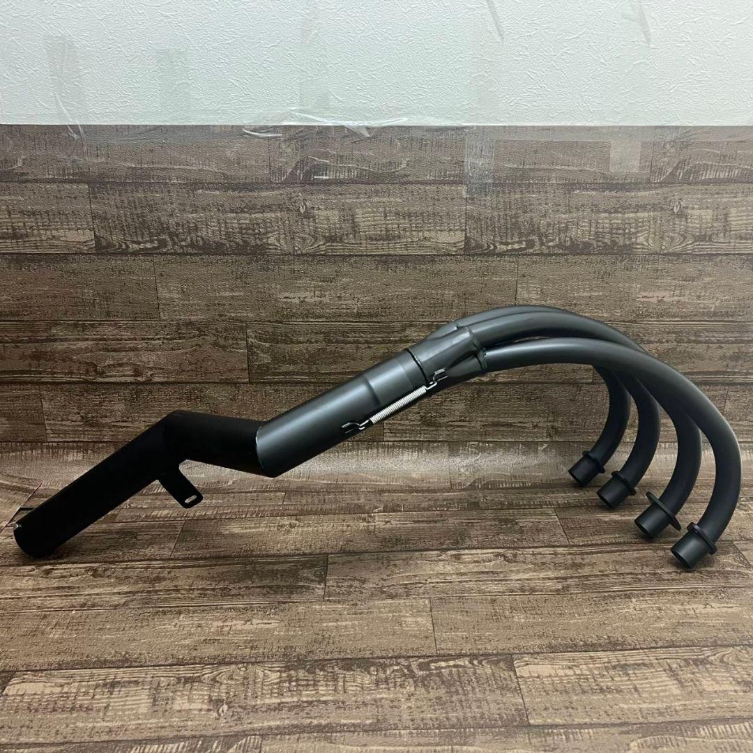 ゼファー400　マフラー黒　2分割　送料込み