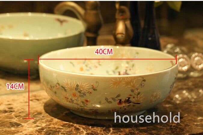 陶器の洗面器 手洗い 家庭用 便利・使いやすい