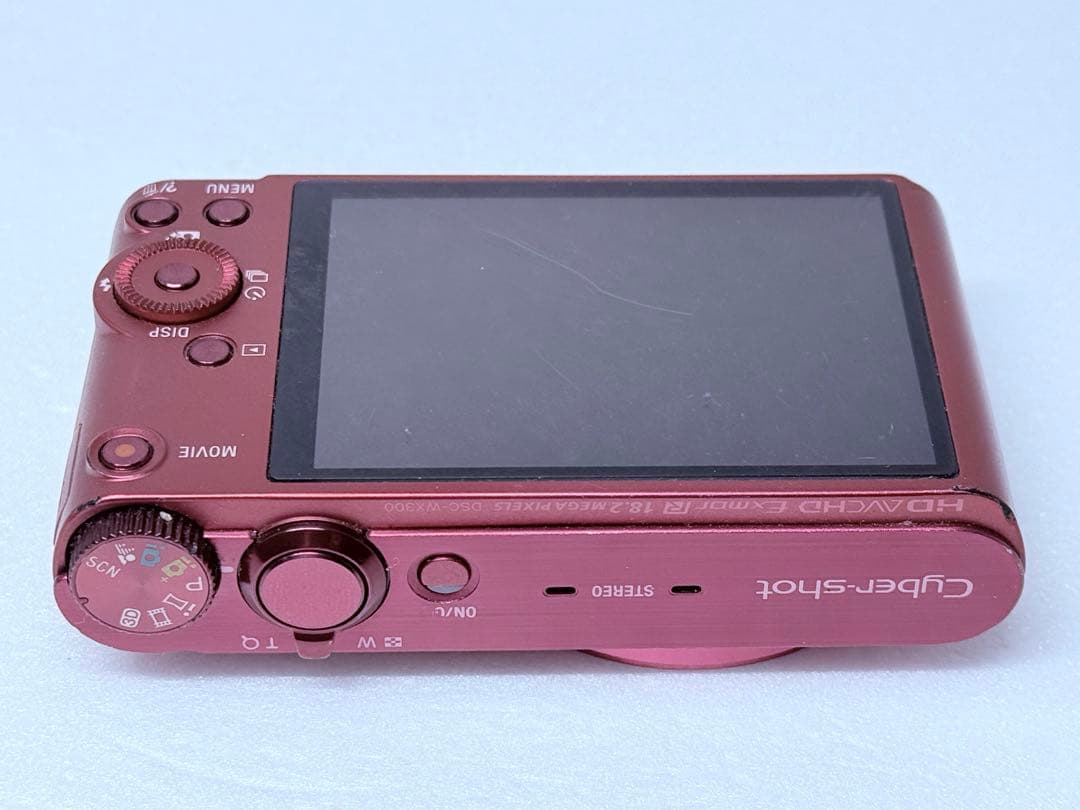 SONY DSC-WX300 レッド 動作確認済 コンデジ お買得 人気モデル