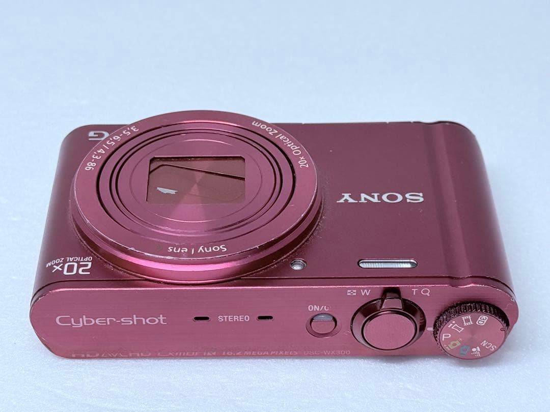 SONY DSC-WX300 レッド 動作確認済 コンデジ お買得 人気モデル