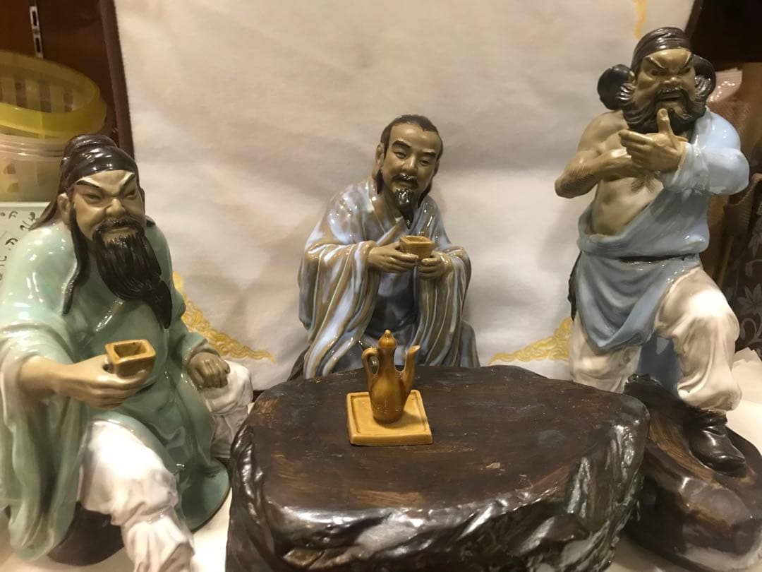 磁器 三國志「桃園結義」