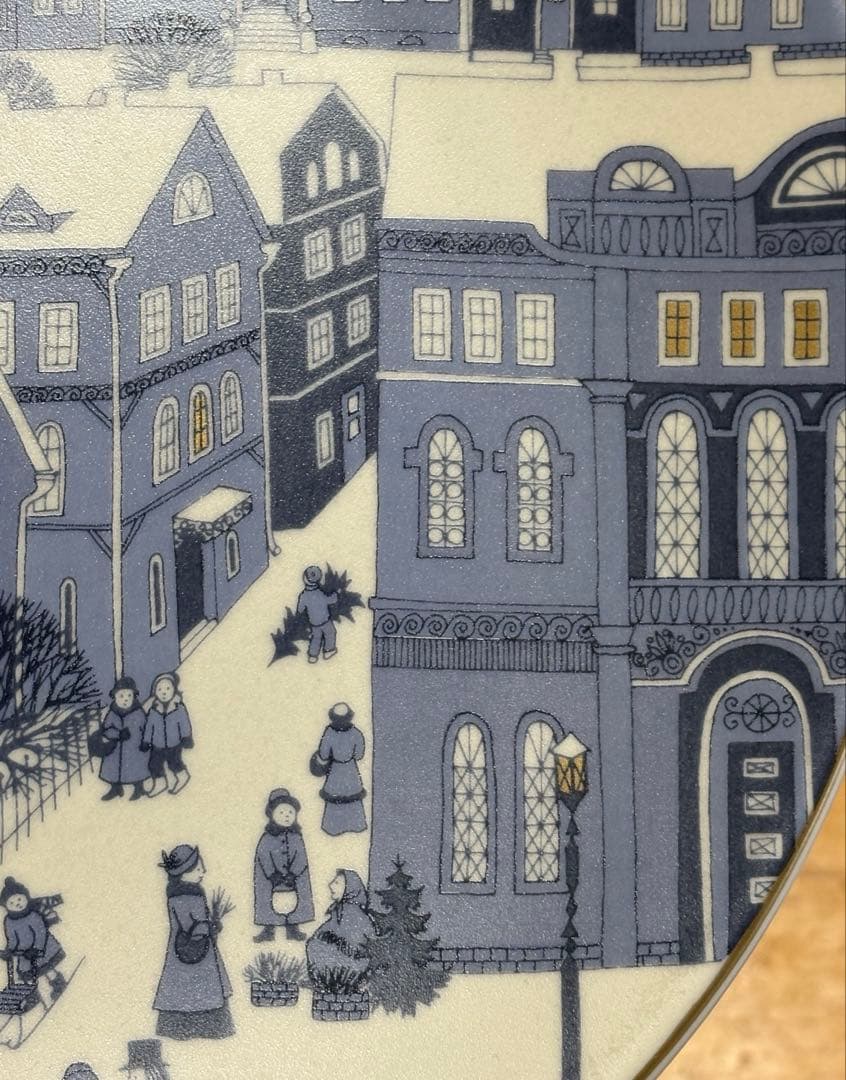 ARABIA ウオシッキネン 1986年クリスマスプレート(イヤープレート)