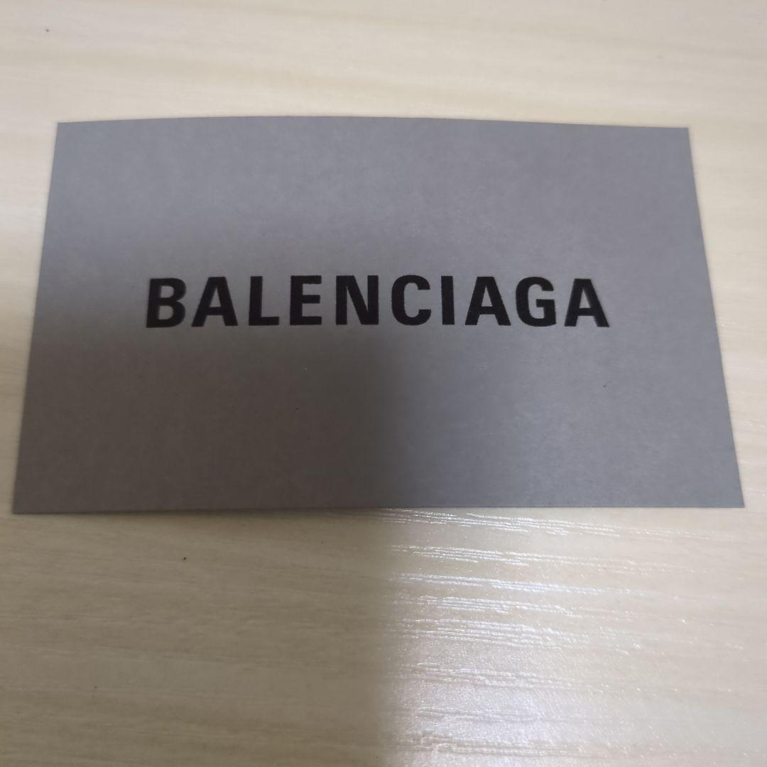BALENCIAGA ブラックレザー名刺入れ　箱付き